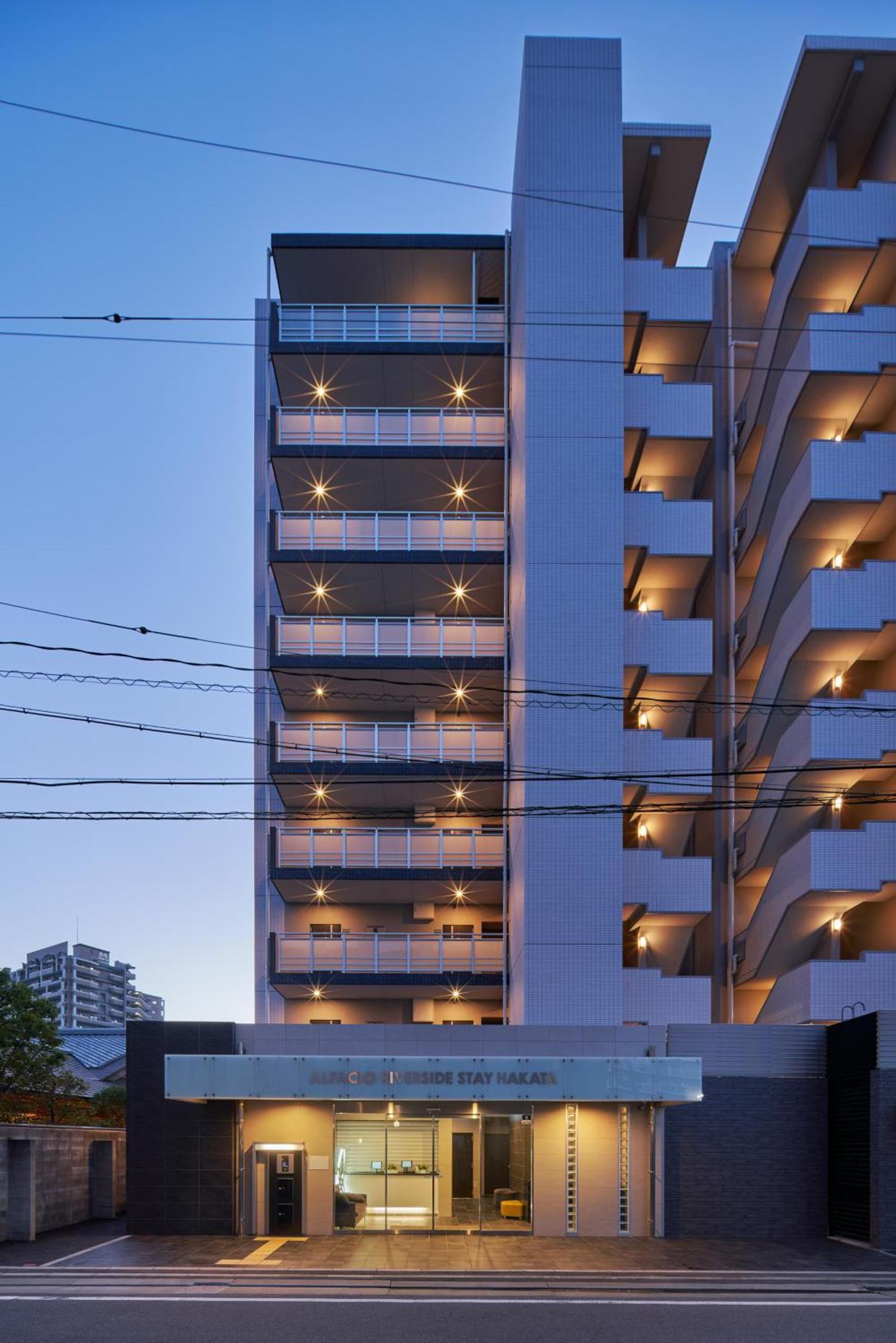 Alfacio Riverside Stay Hakata Fukuoka  Buitenkant foto