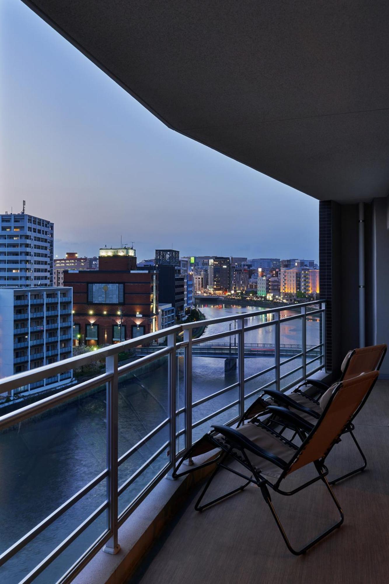 Alfacio Riverside Stay Hakata Fukuoka  Buitenkant foto